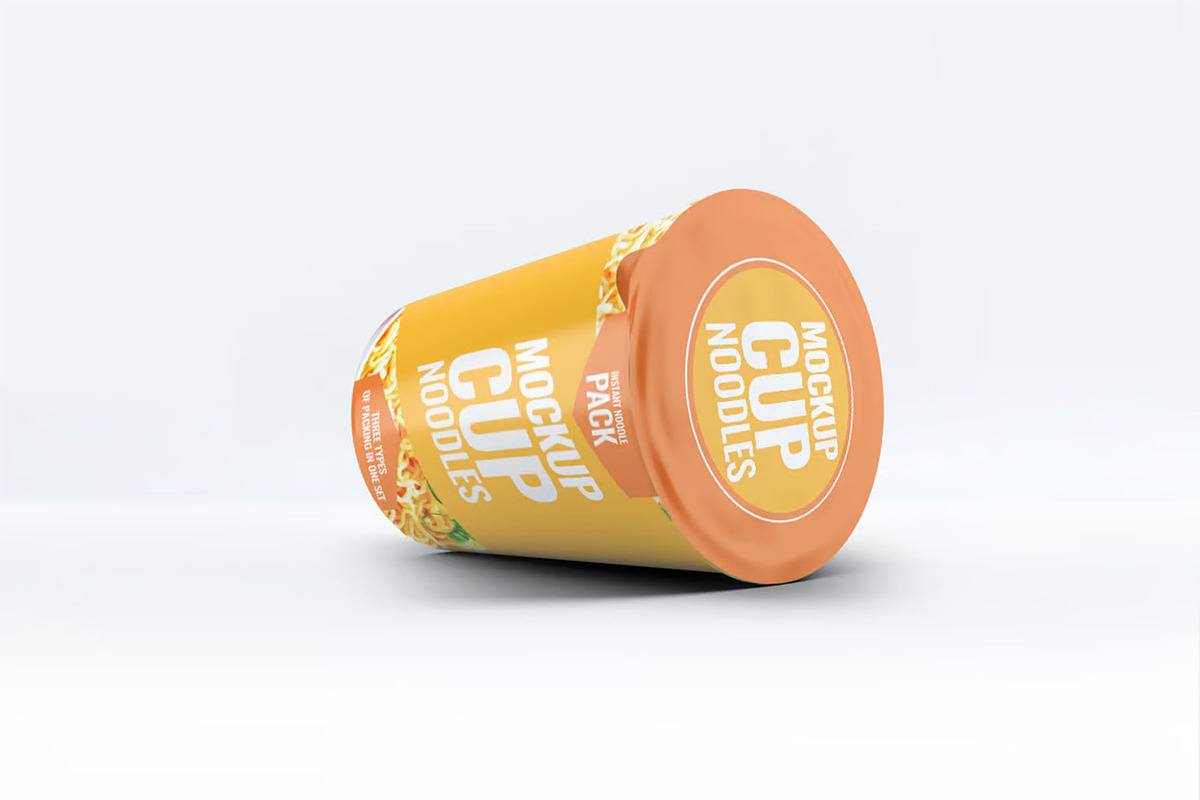 Instant Food Packages Mock-Up Bundle, a Packaging Mockup by DesignRushMarket (Photo 7 of 9)