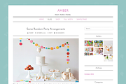 Amber - Girlish WP Theme 30% OFF, a WordPress Template by IdeaBox Themes (Thumbnail 4 of 5)