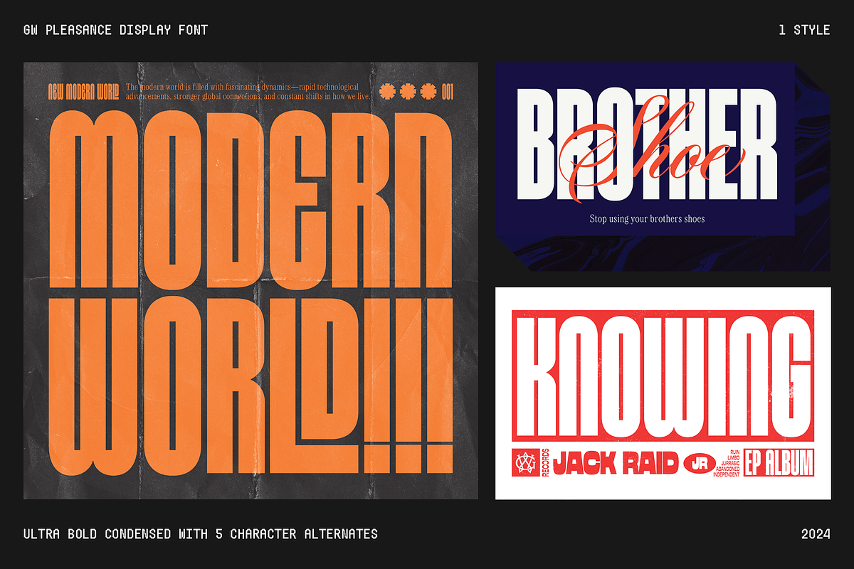 GW Pleasance, a Sans Serif Font by Goodwheel Studio (Photo 9 of 12)