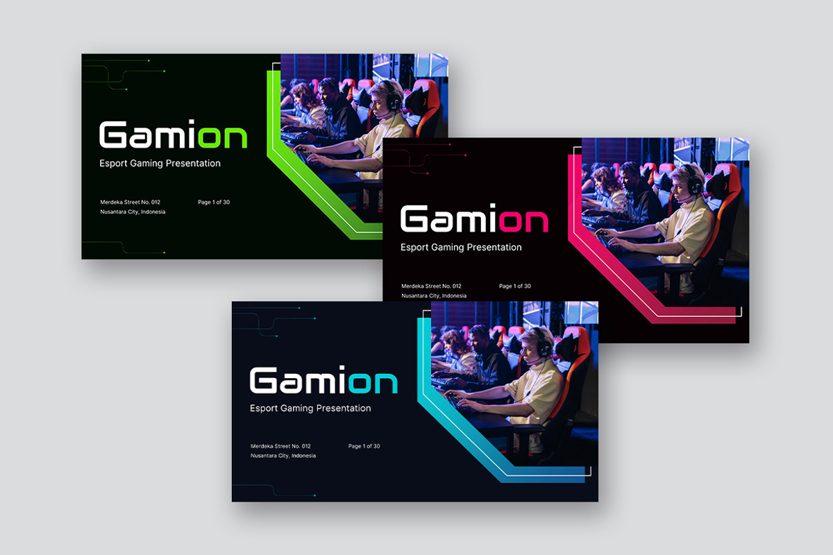 Gamion Esport Gaming Google Slides, a Presentation Template by kerismaker (Photo 2 of 10)