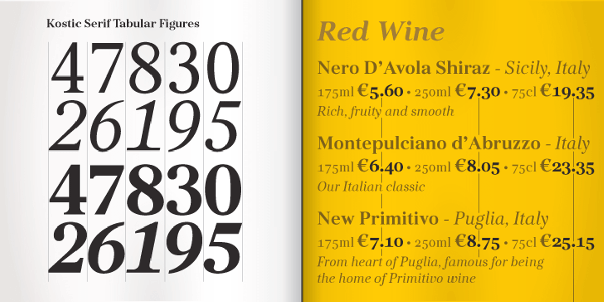 Kostic Serif, a Serif Font by Kostic Type Foundry (Photo 1 of 9)