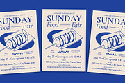 Food Fair Flyer, a Flyer Template by Gumico Studio. (Thumbnail 2 of 6)
