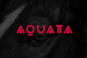 Aquata Typeface
