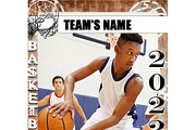 Basketball Trading Card Template, a Card Template by Brenda Avila Designs (Thumbnail 3 of 3)