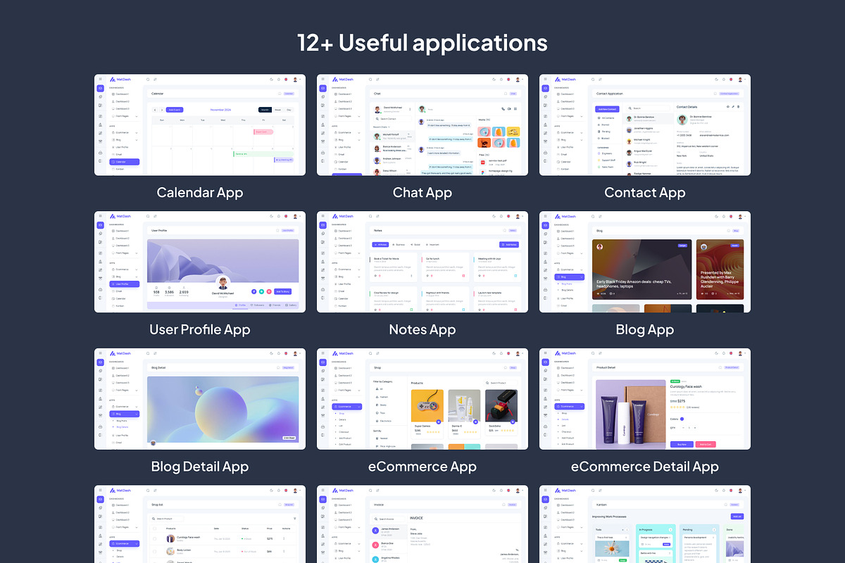 MatDash NextJs Tailwind Admin Theme, a Templates & Theme by AdminMart (Photo 6 of 15)
