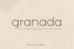 Granada - Geometric Sans Family
