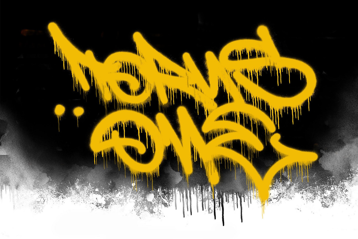 Graffiti Brushes For Procreate, a Brush Add-On by Torus1 (Photo 6 of 9)