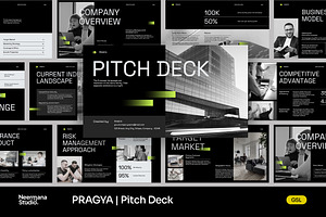 PRAGYA | Startup Pitch Deck GSL, a Presentation Template by Neermana