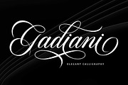 Gadiani Font, a Script Font by Queenopstudio (Thumbnail 1 of 16)
