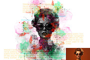 Creative Typography Text Portrait FX, an Action Add-On by Studio Retouch (Thumbnail 7 of 11)