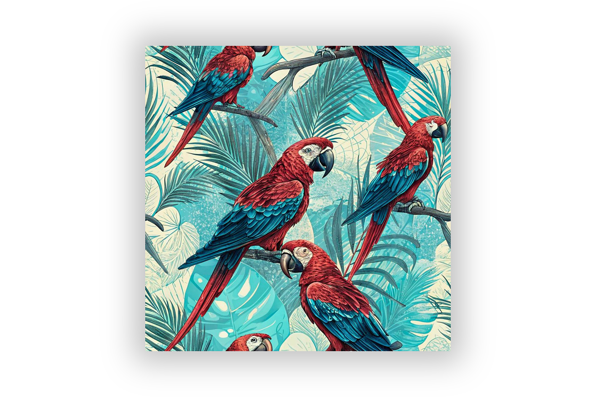 Tropical Glitch Art Seamless Pattern, a Pattern Graphic by FloridPrintables (Photo 6 of 7)