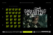 Majesty Rosaria Typeface, a Blackletter Font by alit design (Thumbnail 13 of 20)