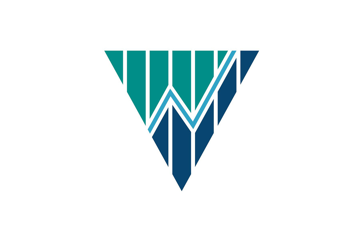Triangle with Trading Chart Logo, a Branding & Logo Template by Buqancreative (Photo 1 of 3)