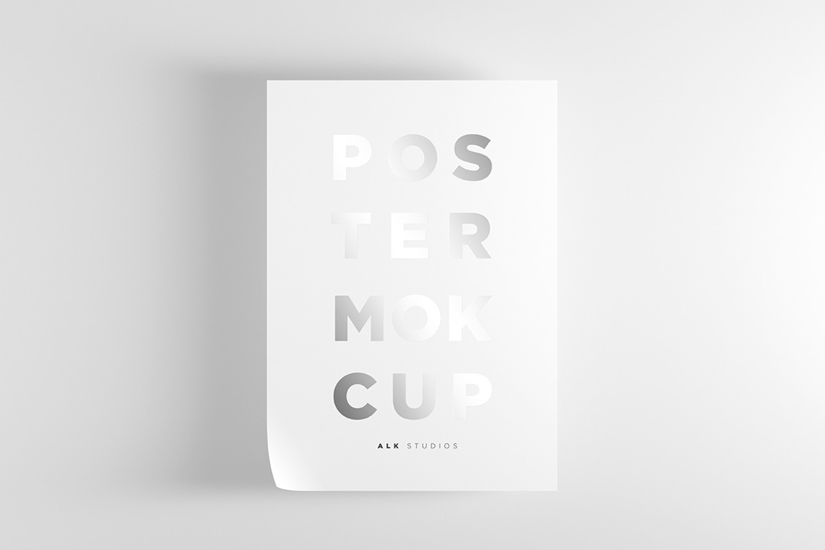 A3 Poster Mock-Up, a Print Template by AlkStudio (Photo 8 of 15)