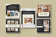 Real Estate Instagram Canva Template, a Social Media Template by Pixelpick (Thumbnail 2 of 5)
