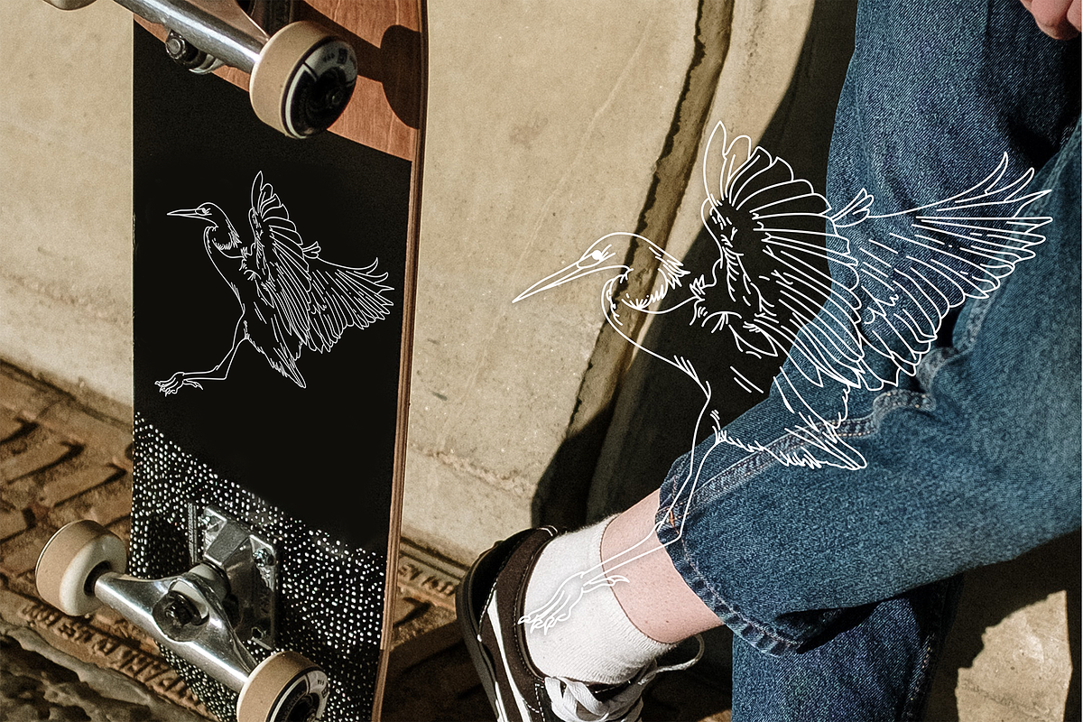 Vector Heron Set, an Illustration by Inkwell Supply Co (Photo 5 of 7)
