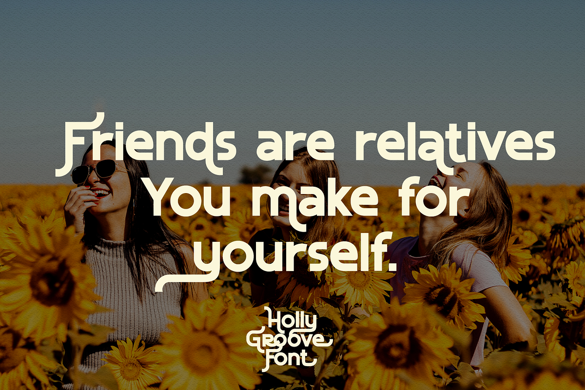Holly Groove - Sans With Swash, a Sans Serif Font by BearyType Studio (Photo 11 of 15)