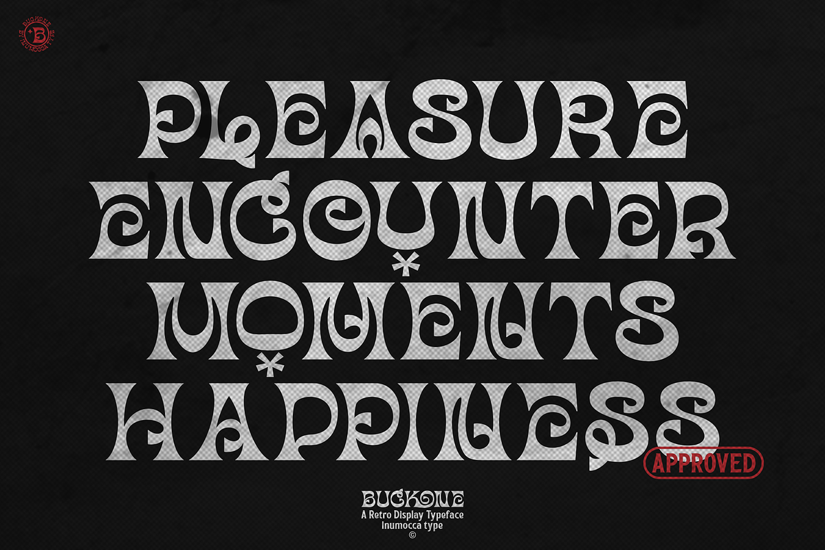 BuckOne, a Serif Font by inumocca_type (Photo 3 of 14)