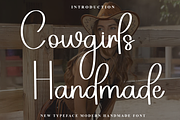 Cowgirls Handmade, a Handwritten Font by InermediaSTUDIO (Thumbnail 1 of 8)