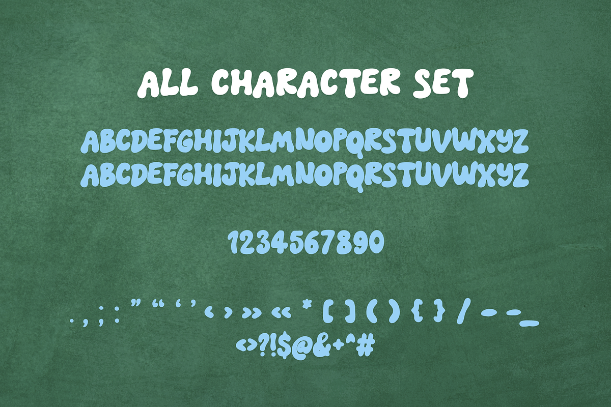Good Morning is a retro groovy font, a Handwritten Font by Brown Cupple (Photo 6 of 8)