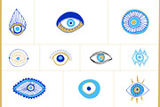 Evil Eye Illustrations + Patterns, an Illustration by Youandigraphics (Thumbnail 8 of 13)