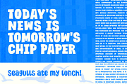 Chip Shop A Straight Cut Poster Font, a Sans Serif Font by Wingsart Studio (Thumbnail 9 of 15)