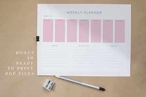 HORIZONTAL CANVA PLANNERS