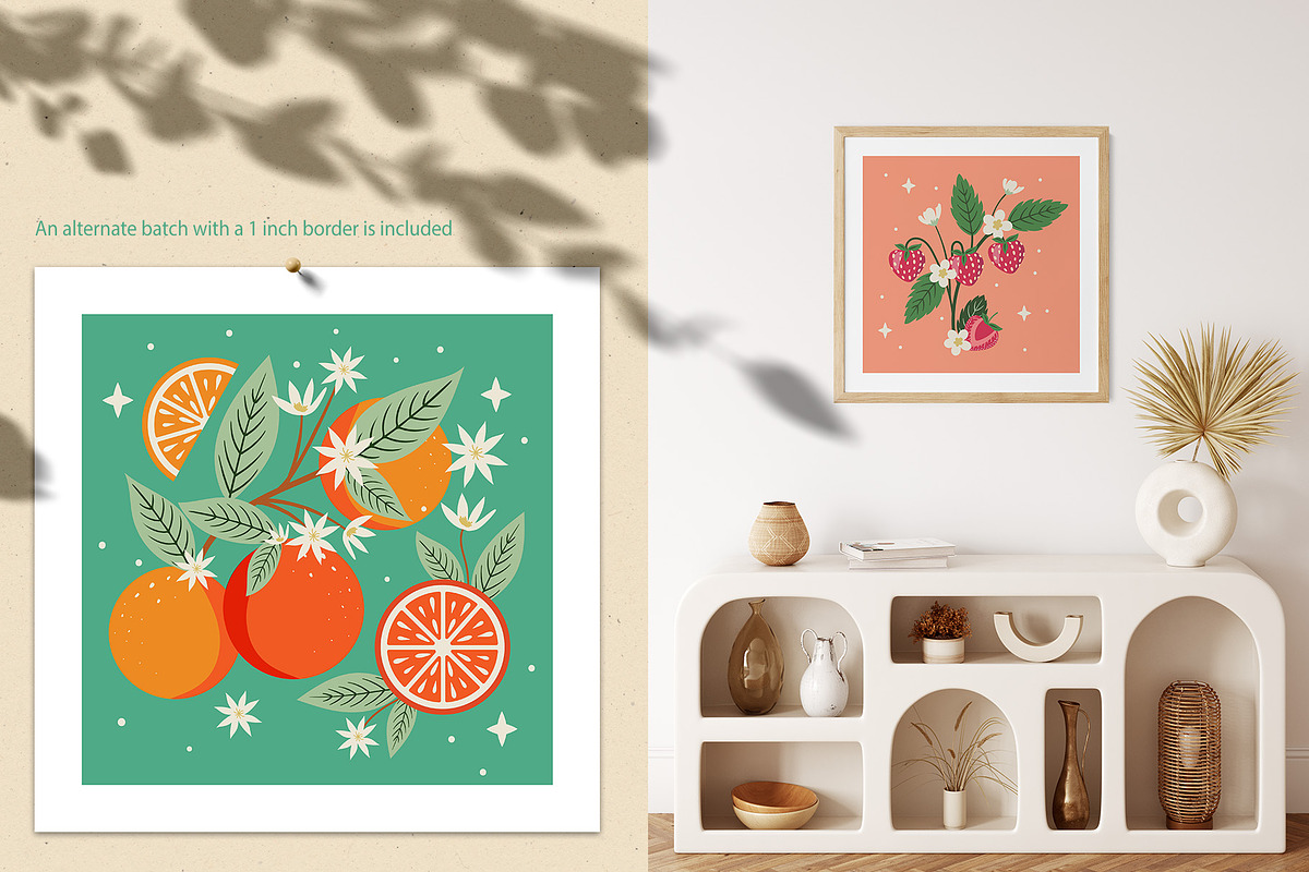 Fresh Fruit Market Clipart & Pattern, an Illustration by The Audacious Brush (Photo 12 of 13)