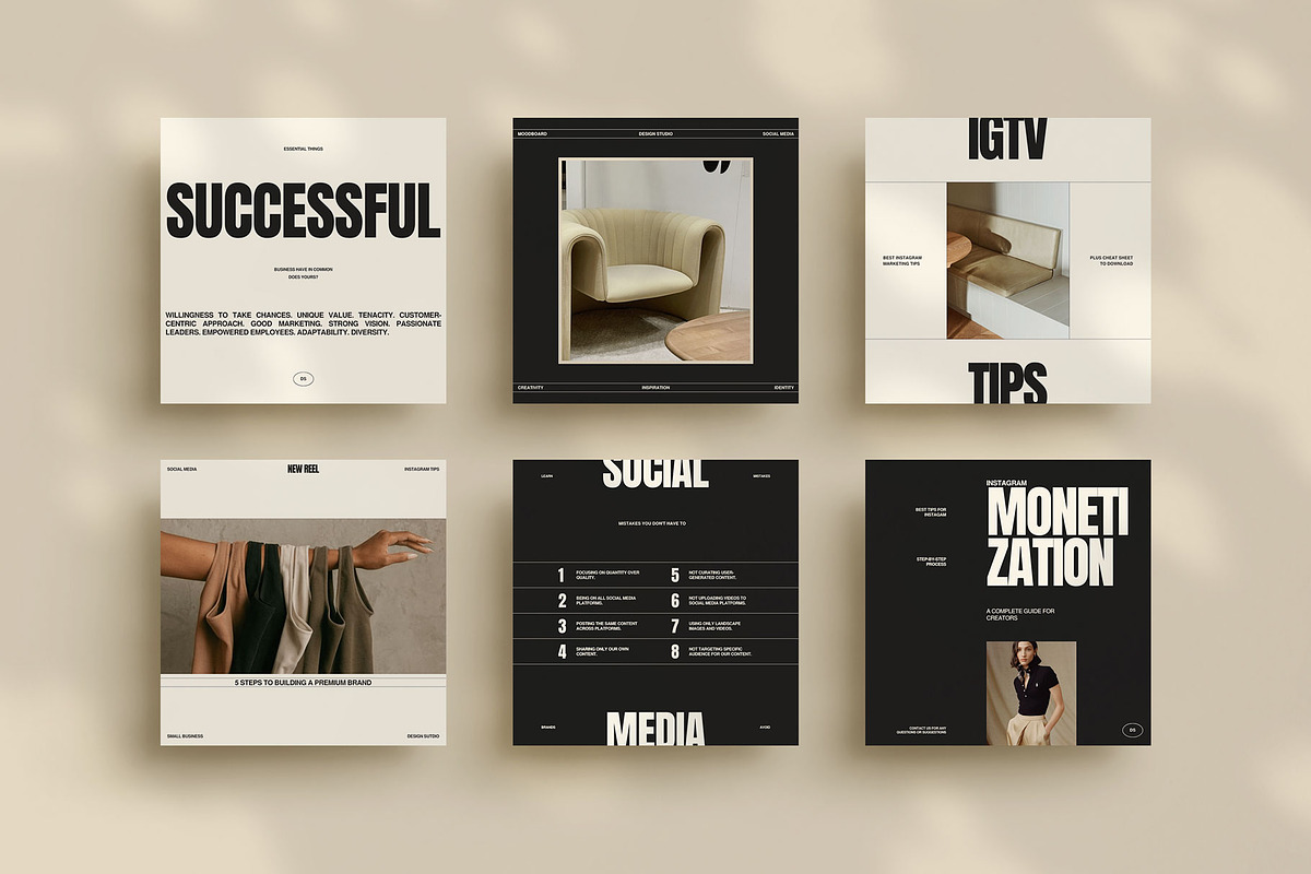 Social Media Branding Coach Kit III, a Social Media Template by Moscovita Studio (Photo 6 of 38)