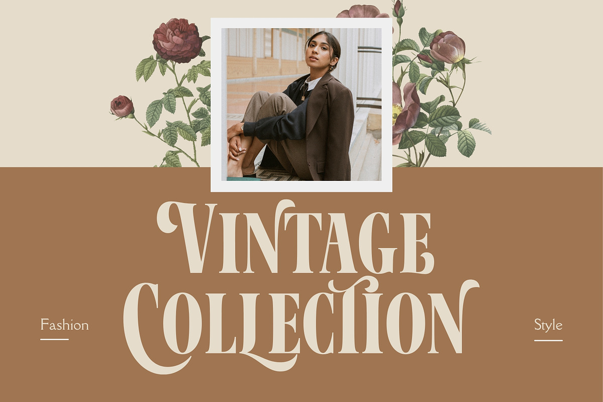 Vintageria Elegance, a Serif Font by Get Studio (Photo 10 of 17)