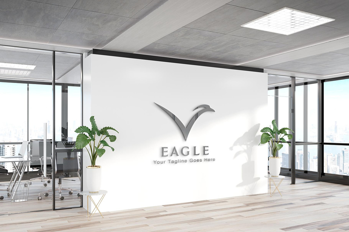 Minimalist Eagle Logo Design, a Branding & Logo Template by YUDesignStore (Photo 5 of 11)