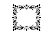 Decorative Nature Frame Silhouette, a Graphic by BIPLOB EXPERT (Thumbnail 11 of 13)