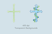 Watercolor Crosses, a Decorative Illustration by Bbooth88 (Thumbnail 4 of 7)