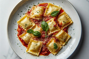 Pasta Dish italian stock image, a Photo by ComfortQ