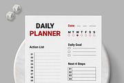 Daily and Weekly Planner Design, a Stationery Template by MightyDesign (Thumbnail 3 of 8)