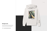 Oversized Hoodie With Hood Mockup, a Hoody Mockup by creatsy5 (Thumbnail 15 of 17)