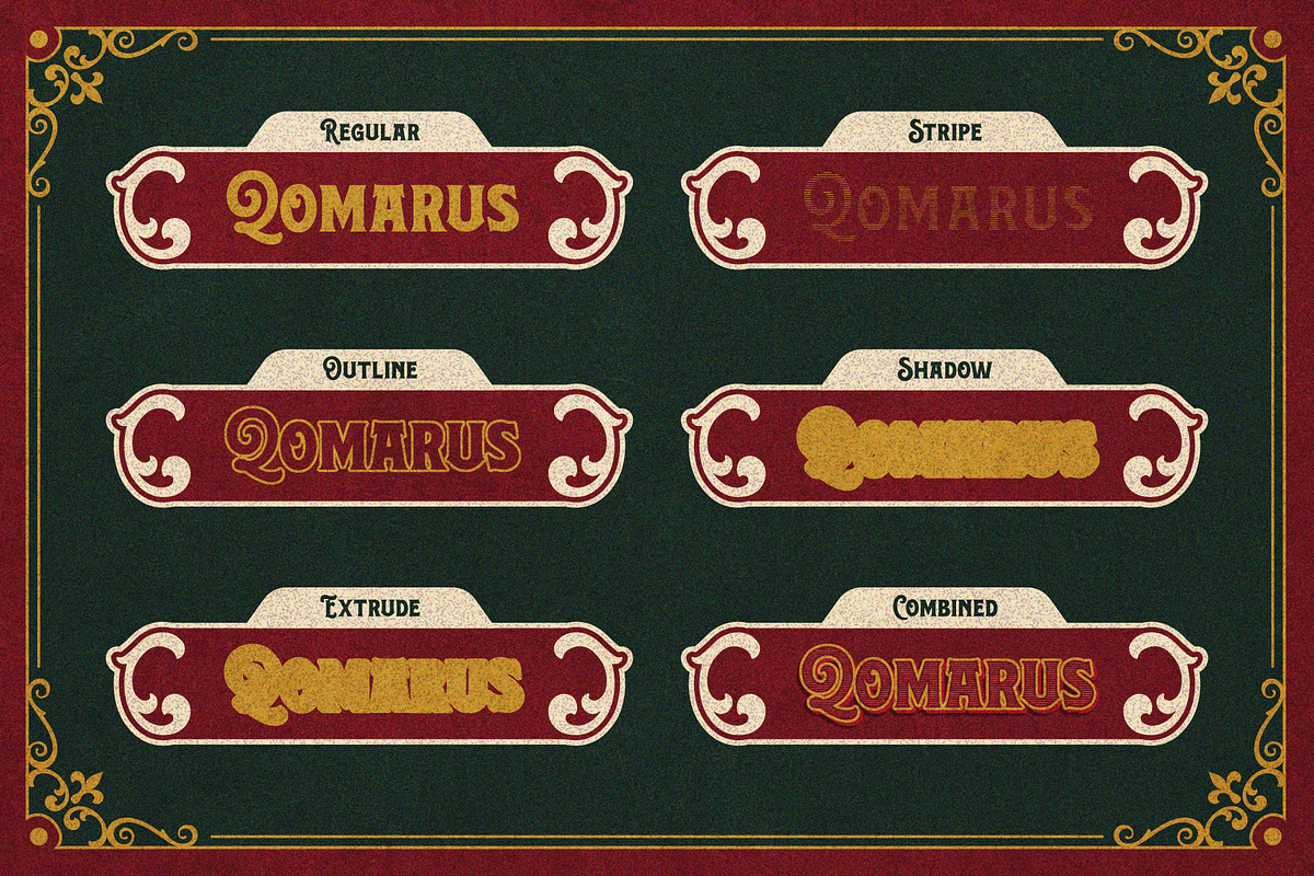 Rosvard - Vintage Layered Typeface, a Font by Bombastype (Photo 6 of 8)
