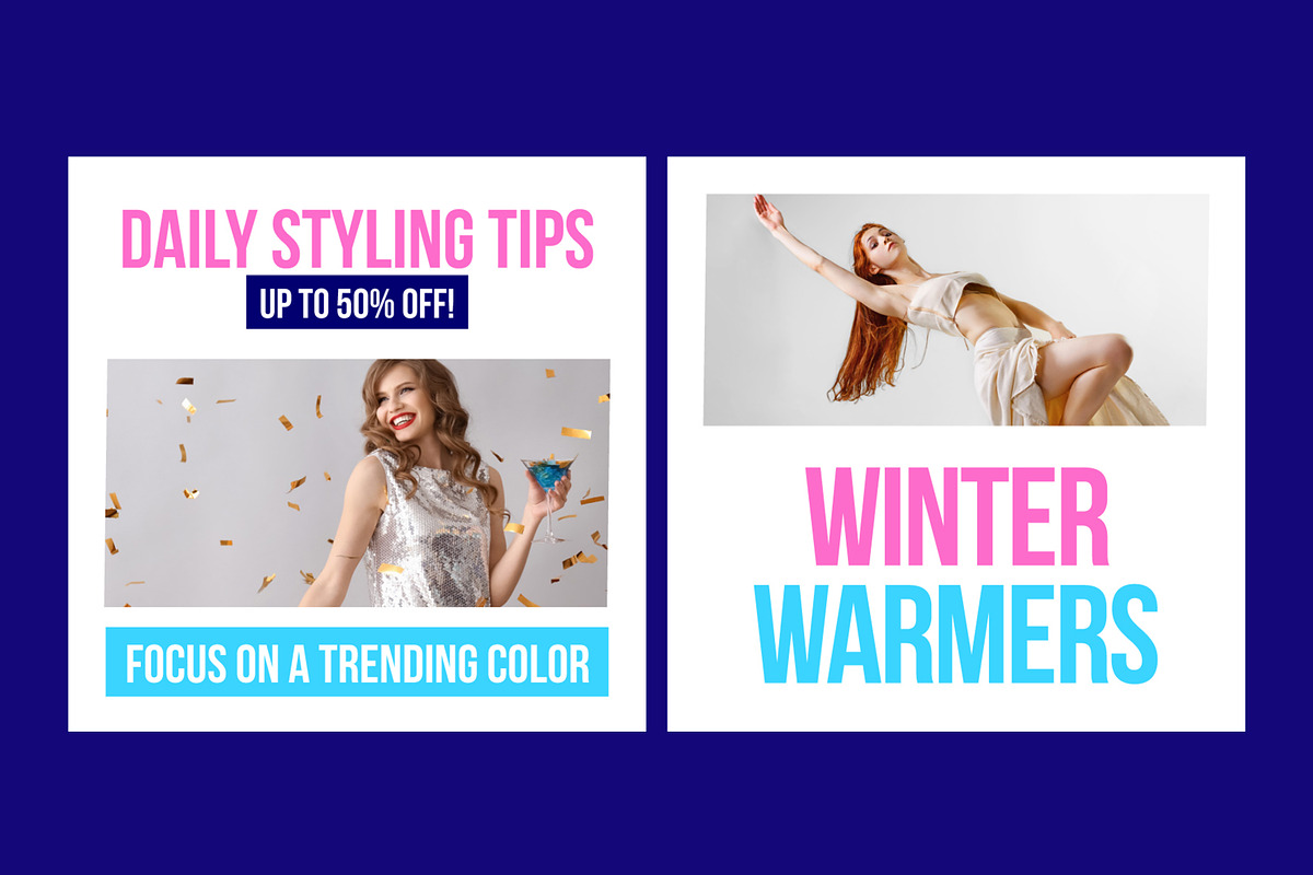 Winter Social Media Post Template, an UI Kit Template by ContestDesign (Photo 5 of 6)
