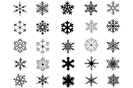 Snowflake Silhouette, a Decorative Illustration by newminddesign