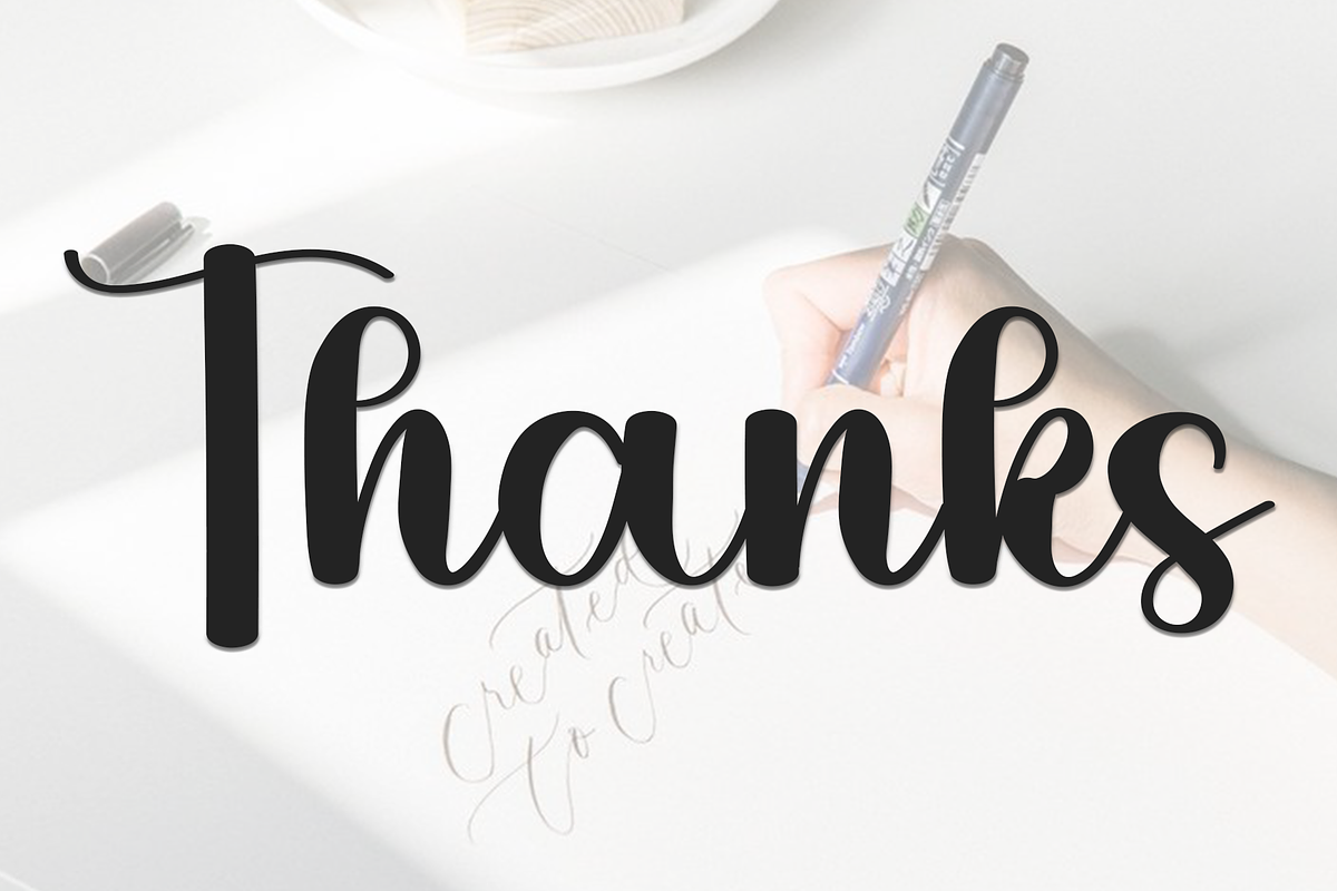 Burning, a Handwritten Font by InermediaSTUDIO (Photo 6 of 6)