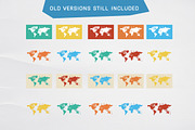 World Map - flat vector, an Illustration by Design Shop (Thumbnail 5 of 5)