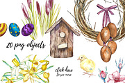 Easter set illustrations, a Decorative Illustration by Ann Astro (Thumbnail 2 of 7)