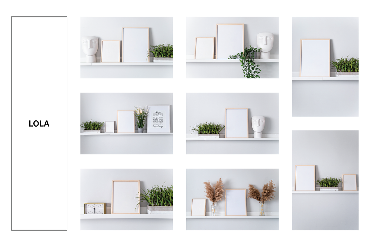 Picture Frame Mockup Ultra Bundle 2, a Household Mockup by Saguaro Digital (Photo 9 of 32)