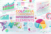 Colorful Corporate Infographics, a Finance Illustration by ConceptCafe (Thumbnail 1 of 7)