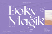 Doky Classic Modern Typeface, a Serif Font by delipensil (Thumbnail 2 of 11)