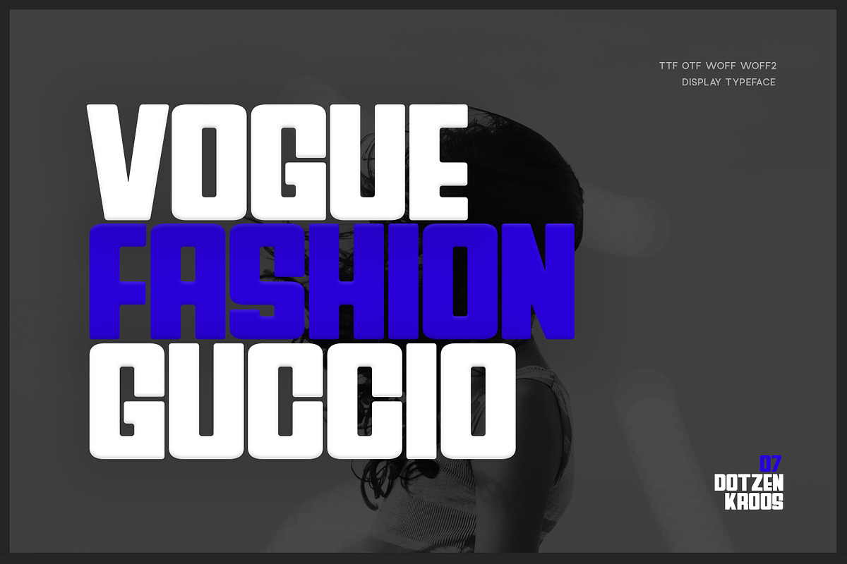 Divock Display Font, a Sans Serif Font by Foxtype (Photo 4 of 7)