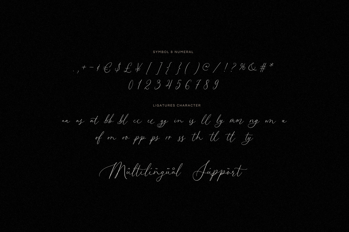 Bridals Romantican - Handwritten, a Handwritten Font by Runsell Studio (Photo 6 of 6)