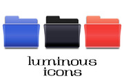 Luminous Desktop Folder Icons, an Icon by Marmalade Moon (Thumbnail 1 of 2)