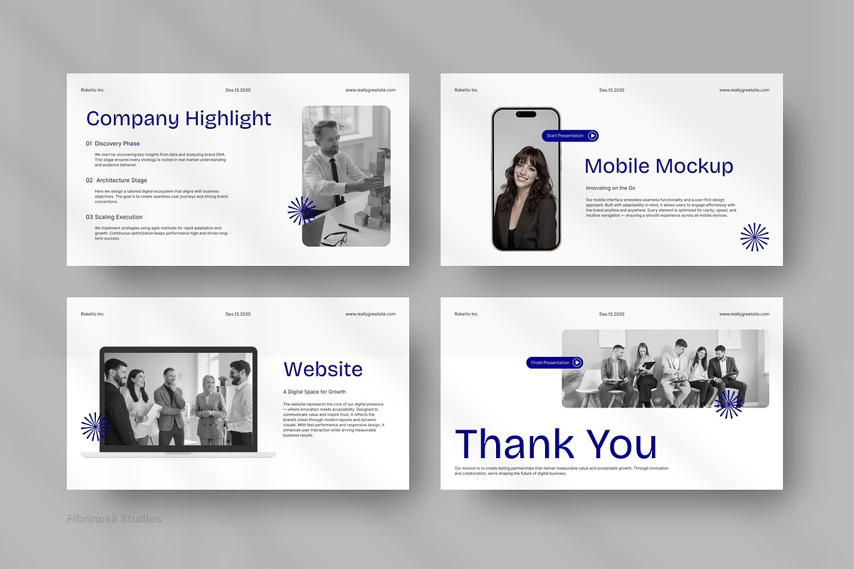 Modern Corporate Pitch Deck preview 5