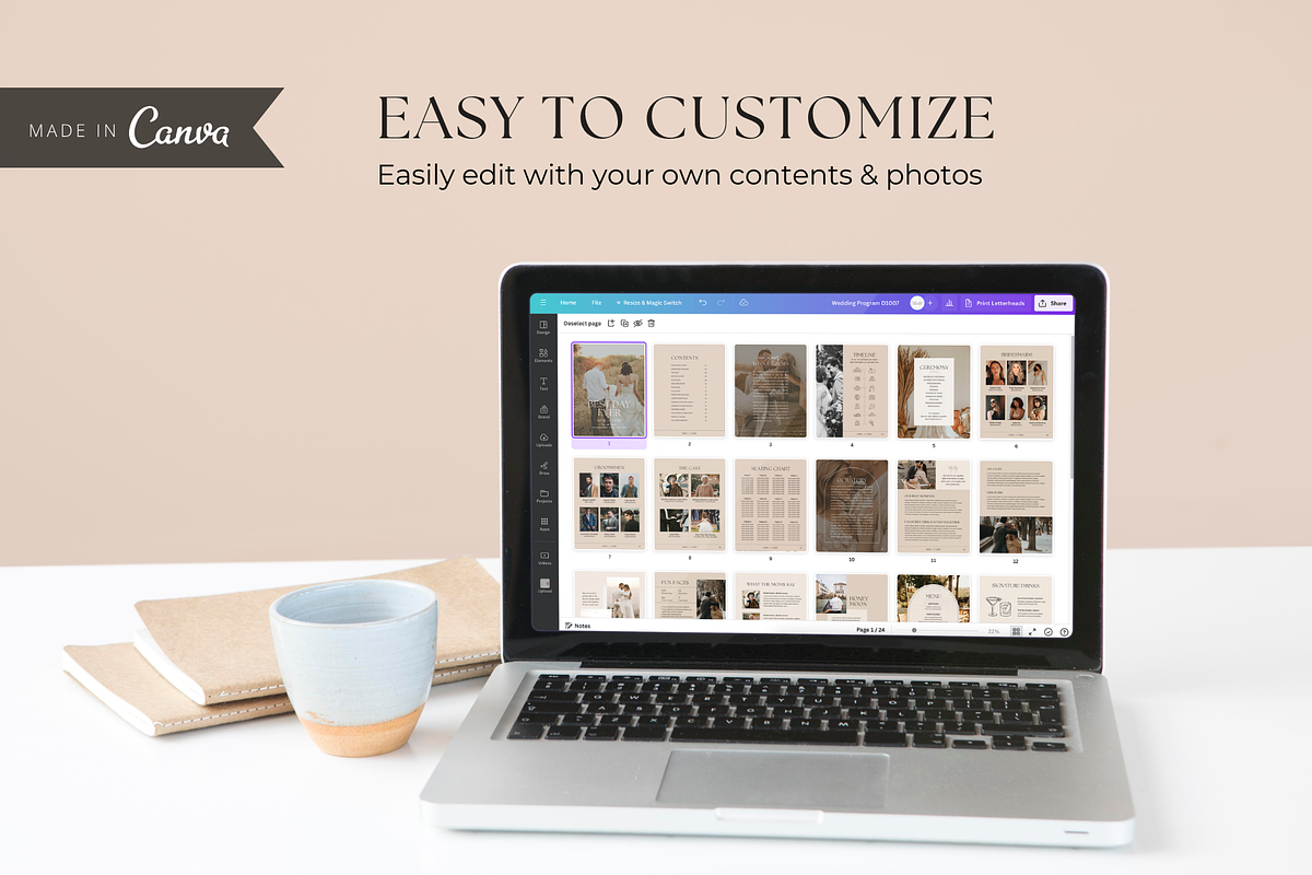 Wedding Day Magazine Template, a Templates & Theme by ShopRShop (Photo 7 of 9)